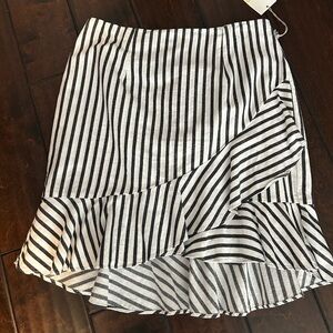 A New Day skirt, black and white ruffle size 10 new with tags
